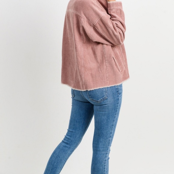 Mauve Corduroy Jacket - Picture 2 of 6